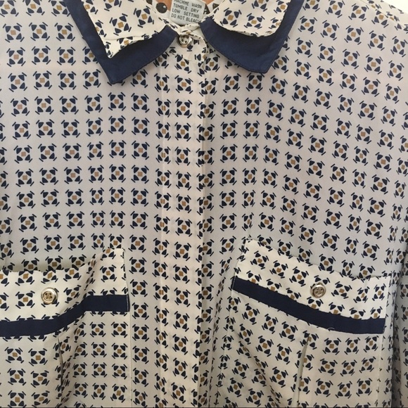 Vintage patterned button down - Picture 3 of 4